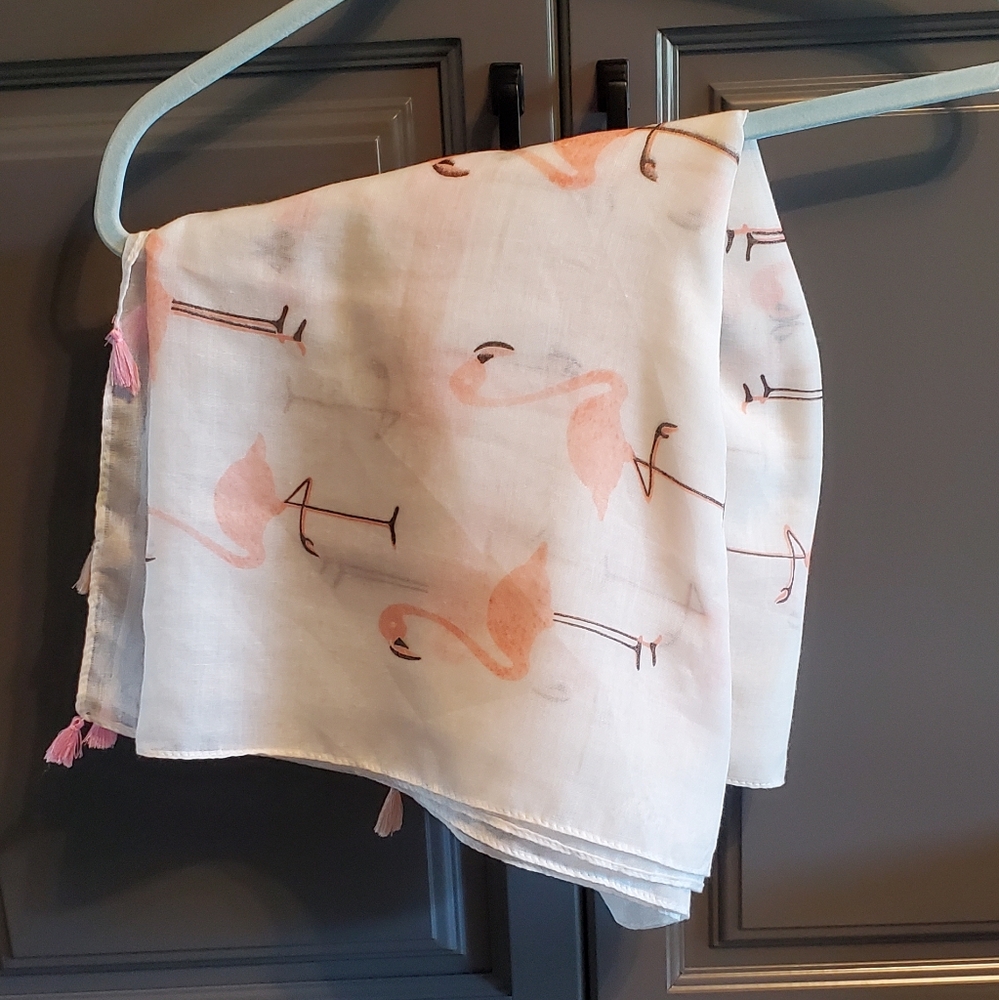 Elsie & Zoey Flamingo Scarf💖⚜️💖